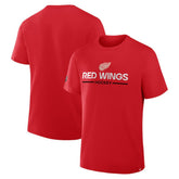 NHL Detroit Red Wings Fanatics Centennial T-Shirt - Red