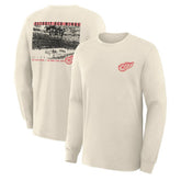 NHL Detroit Red Wings Fanatics Centennial Legacy Long Sleeve T-Shirt - Beige