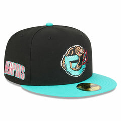 Memphis Grizzlies 2025/26 Classic Edition Jersey Hook 59FIFTY Fitted Hat Black/Turquoise
