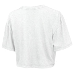New York Knicks Majestic Threads Women's Boxy Crop Top White
