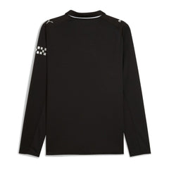 Manchester City 2025/26 Away Replica Long Sleeve Jersey Black shop