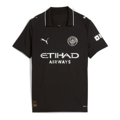Manchester City Youth 2025/26 Away Replica Jersey Black