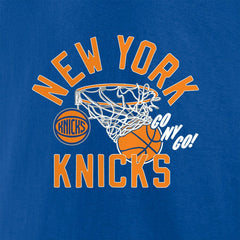 New York Knicks Swishing Hoop T-Shirt Blue