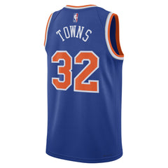 NBA Karl-Anthony Towns New York Knicks Unisex Swingman Jersey - Icon Edition - Blue