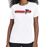 Atlanta Falcons Starter Women's Team Stripe T-Shirt White
