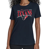 Houston Texans Starter Women's Arch Stripe T-Shirt Navy
