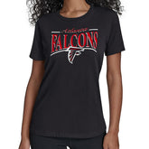 Atlanta Falcons Starter Women's Arch Stripe T-Shirt Black