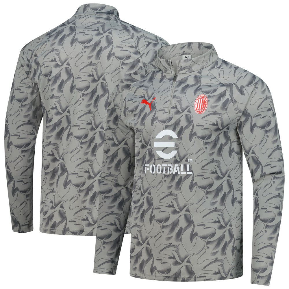 AC Milan 2025/26 Pre-Match dryCell Quarter-Zip Top Gray sale