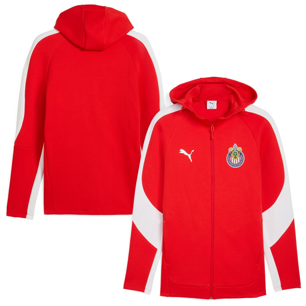 Chivas Evostripe Raglan Full-Zip Hooded Jacket Red sale