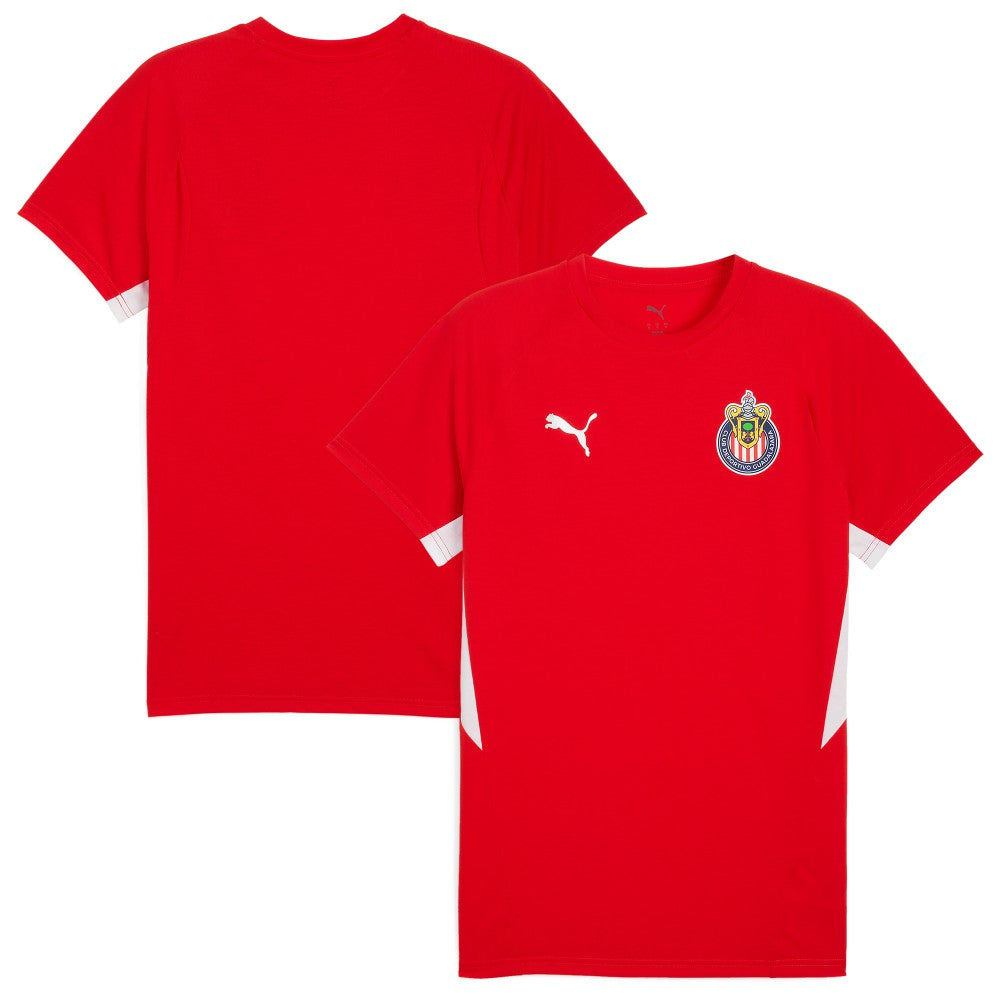 Chivas 2025/26 Evostripe Raglan T-Shirt Red