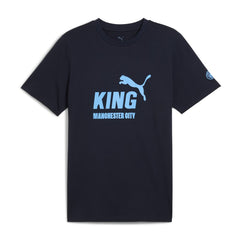 Manchester City 2025/26 King Logo T-Shirt Navy