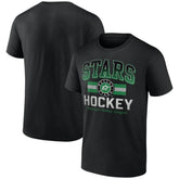 NHL Dallas Stars Retro Stripe T-Shirt - Black