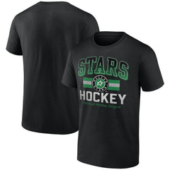 NHL Dallas Stars Retro Stripe T-Shirt - Black