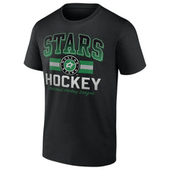 NHL Dallas Stars Retro Stripe T-Shirt - Black
