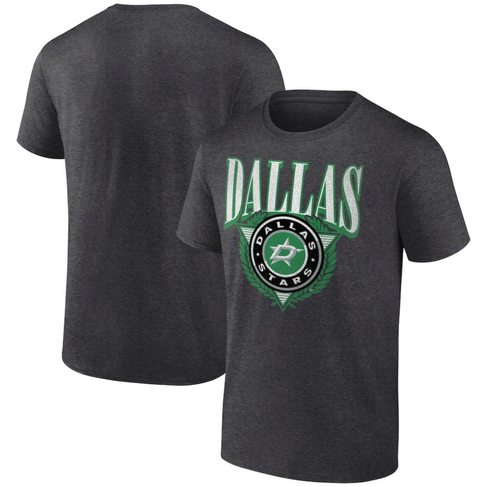 NHL Dallas Stars Retro Seal T-Shirt - Charcoal