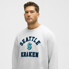 NHL Seattle Kraken lululemon Steady State Crew - Heathered Core Ultra Light Grey
