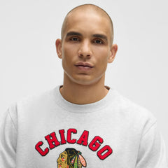 NHL Chicago Blackhawks lululemon Steady State Crew - Heathered Core Ultra Light Grey