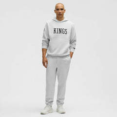 NHL Los Angeles Kings lululemon Steady State Pullover Hoodie - Heathered Core Ultra Light Grey