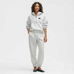 NHL Los Angeles Kings lululemon Women's Scuba Oversized Half-Zip Hoodie - Heathered Core Ultra Light Grey