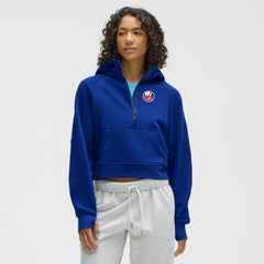NHL New York Islanders lululemon Women's Scuba Oversized Half-Zip Hoodie - College Cobalt