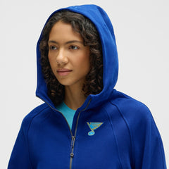 NHL St. Louis Blues lululemon Women's Scuba Oversized Half-Zip Hoodie - College Cobalt