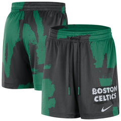 Boston Celtics Courtside Club Dri-FIT Practice Shorts Black/Kelly Green