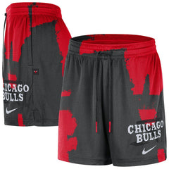 Chicago Bulls Courtside Club Dri-FIT Practice Shorts Black/Red