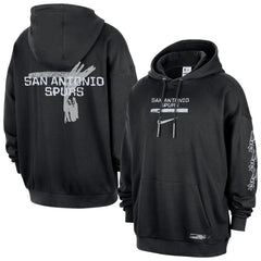 San Antonio Spurs Courtside Club Premium Hoodie Black