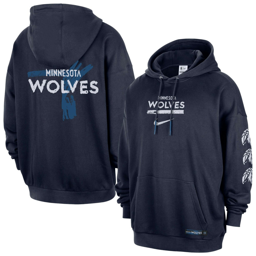 Minnesota Timberwolves Courtside Club Premium Hoodie Navy
