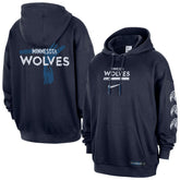 Minnesota Timberwolves Courtside Club Premium Hoodie Navy