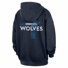 Minnesota Timberwolves Courtside Club Premium Hoodie Navy