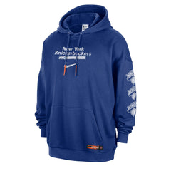 New York Knicks Courtside Club Premium Hoodie Blue