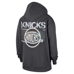 New York Knicks Jordan Brand Statement Jumpman Flight Premiere Hoodie Anthracite