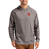 Tampa Bay Buccaneers Cutter & Buck Adapt Historic Knit Recycled Raglan Pullover Hoodie Heather Gray