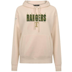 Texas Rangers Levelwear Women's Adorn Protect W Pullover Hoodie - Khaki Hoodies