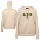 Seattle Mariners Levelwear Women's Adorn Protect W Pullover Hoodie - Khaki Hoodies