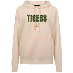 Detroit Tigers Levelwear Women's Adorn Protect W Pullover Hoodie - Khaki Hoodies