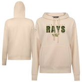 Tampa Bay Rays Levelwear Women's Adorn Protect W Pullover Hoodie - Khaki Hoodies
