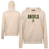 Los Angeles Angels Levelwear Women's Adorn Protect W Pullover Hoodie - Khaki Hoodies