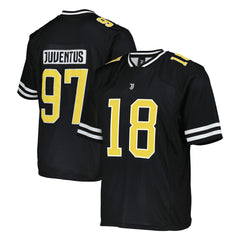 Juventus Collegiate American Football Foundation Fashion Jersey Black