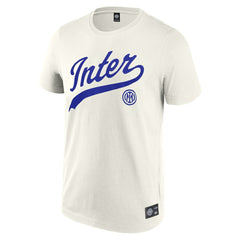 Inter Milan Collegiate T-Shirt Cream