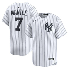 MLB Mickey Mantle New York Yankees Nike Home Limited Player Jersey - White