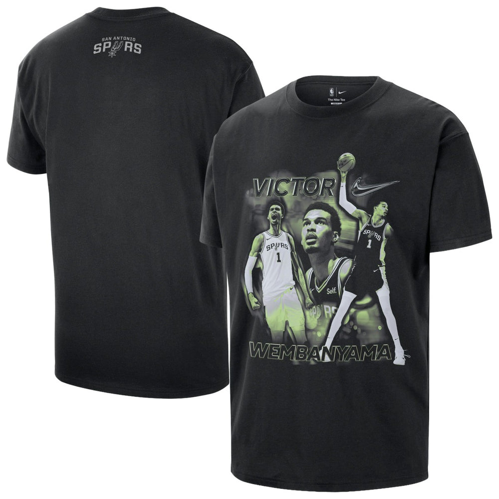 Victor Wembanyama San Antonio Spurs Unisex Athlete T-Shirt Black
