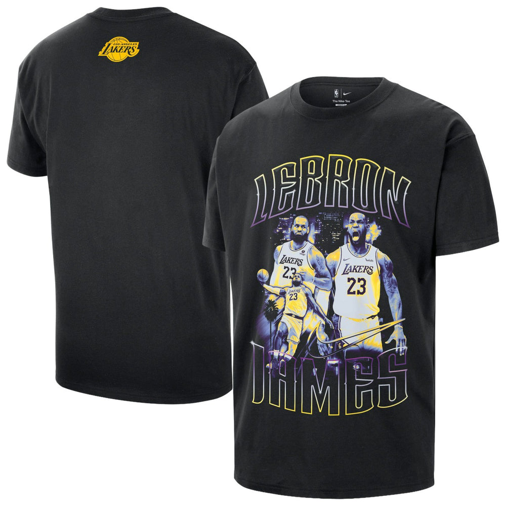 LeBron James Los Angeles Lakers Unisex Athlete T-Shirt Black