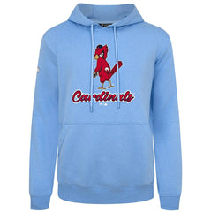 St. Louis Cardinals Levelwear Seeing Red Podium Pullover Hoodie - Light Blue Hoodies