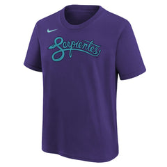 Zac Gallen Arizona Diamondbacks Nike Youth Fuse City Connect Name & Number T-Shirt - Purple T-shirts