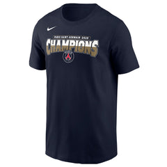 Paris Saint-Germain 2025 Champions League Winners Core T-Shirt Navy shop