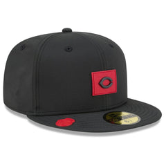 Cincinnati Reds New Era 2026 Clubhouse 59FIFTY Fitted Hat - Black Hats