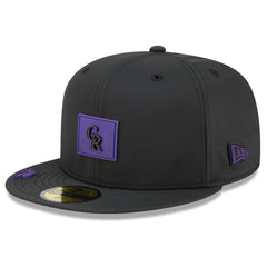 Colorado Rockies New Era 2026 Clubhouse 59FIFTY Fitted Hat - Black Hats