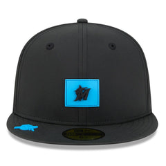 Miami Marlins New Era 2026 Clubhouse 59FIFTY Fitted Hat - Black Hats